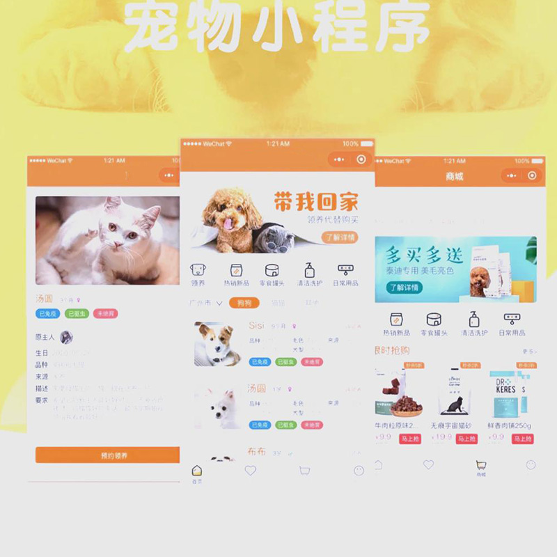 怎么開發(fā)寵物店小程序