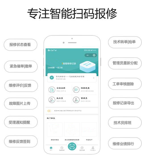 開發一款醫院維修報單系統小程序軟件